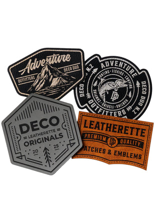 Faux Leather Patches