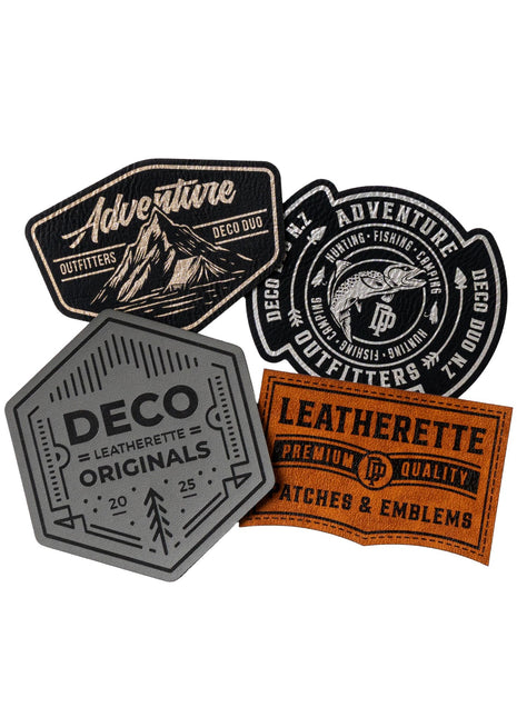Faux Leather Patches